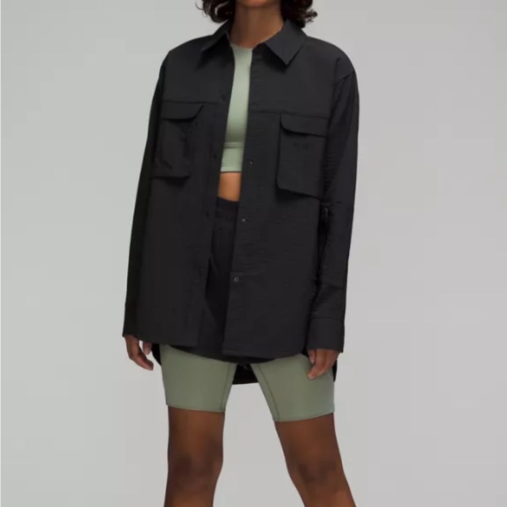 Lululemon Grid Fleece Hiking Overshirt